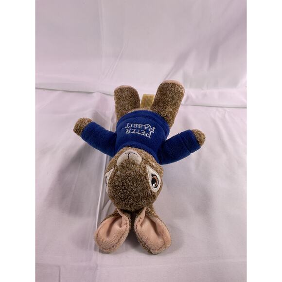DanDee Peter Rabbit Squishy Animal Plush Toy 2022 For Ages 3+ 8" Tall Brown - Picture 7 of 11